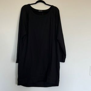 Gap black sweatshirt dress. NWT. Comfy and flattering